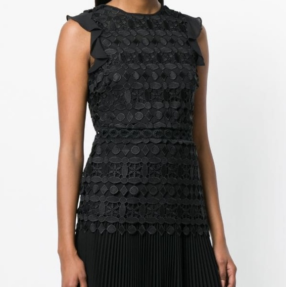 Michael Kors Tops - Authentic Michael Kors| Geometric Floral Lace Top